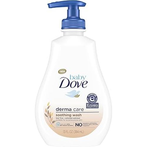 Baby Dove Derma Care Soothing Wash Skin Care with Colloidal Oatmeal Suitable for eczema prone skin 13 oz