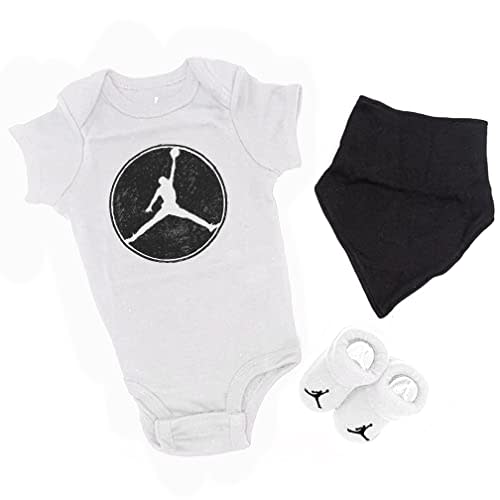 Nike Baby's Bodysuit, Hat and Booties 3 Piece Set