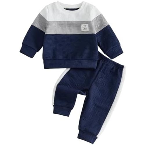 Toddler Baby Boy Winter Fall Outfits Gentleman Striped Outfit Pants Set
