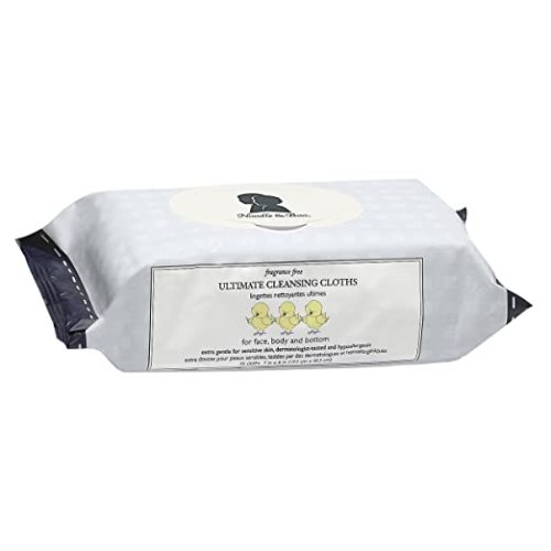 Noodle & Boo Ultimate Baby Body and Face Cleansing Cloths - Fragrance Free - 72 Count (Pack of 1)