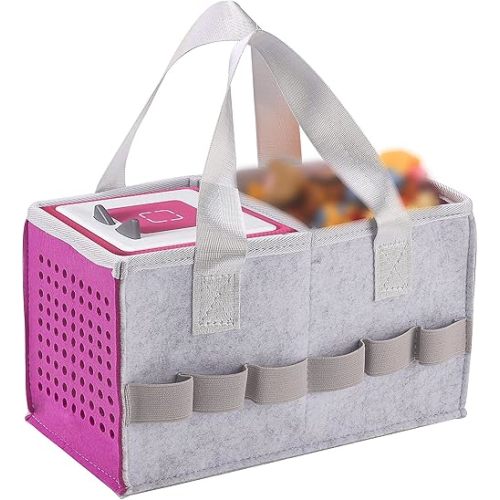 Case for Toniebox Starter Set - Bag for Tonies Box Kids Hard Case with Handle | Portable Travel Portable Carry Case for Toniebox Starter Set Compatible with Tonies Figure (Purple)