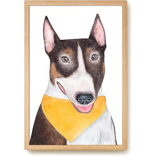 Rustic Oak 16x24 Frame - Single Frame, 16 x 24 Poster Frame for Artwork, Puzzles, Photos and Movie Posters Picture Frames