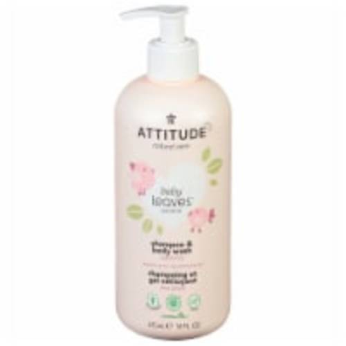 Attitude® Baby Leaves Fragrance Free Shampoo & Body Wash, 16 fl oz