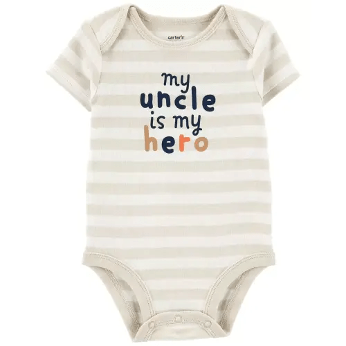 Baby Uncle Short-Sleeve Bodysuit - Multi