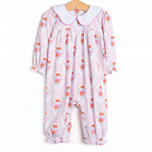Marigold Medallions Romper, Pink – Stitchy Fish