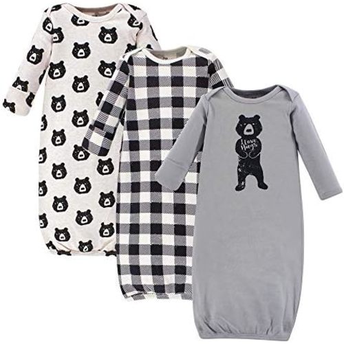 Yoga Sprout Cotton Gowns, 3 Pack