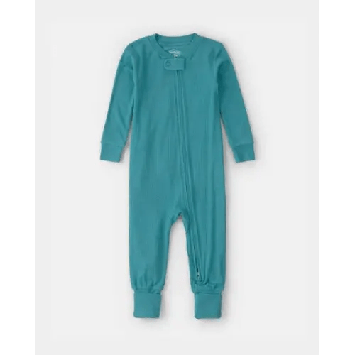 Baby PurelySoft Snug Fit 1-Piece Pajama - Blue | Carter's