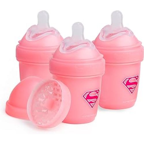 Herobility Double Anti-Colic Baby Bottles – 5 fl oz/140ml – 3-Pack