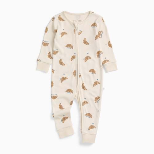 Petit Croissant Clever Zip Romper
