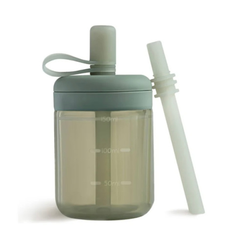 Silicone Training Cup + Straw | BPA Free | Moonkie