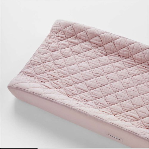 Supersoft Lilac Rose Organic Cotton Gauze Baby Changing Pad Cover