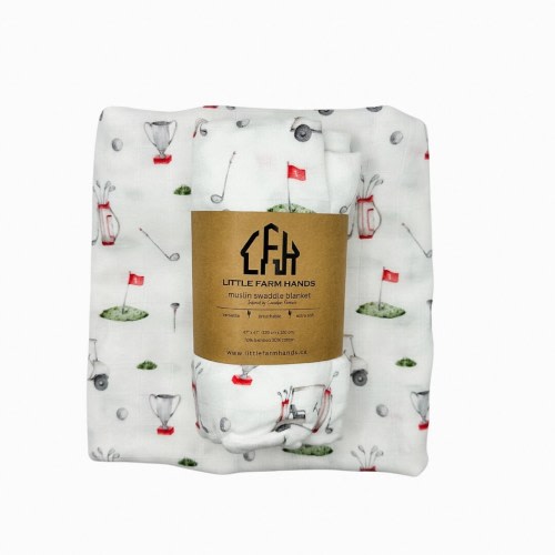 Who’s Your Caddy? Muslin Baby Swaddle
