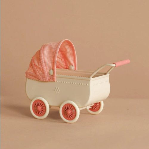 Maileg Pram, Mouse Size - Coral– Odin Parker