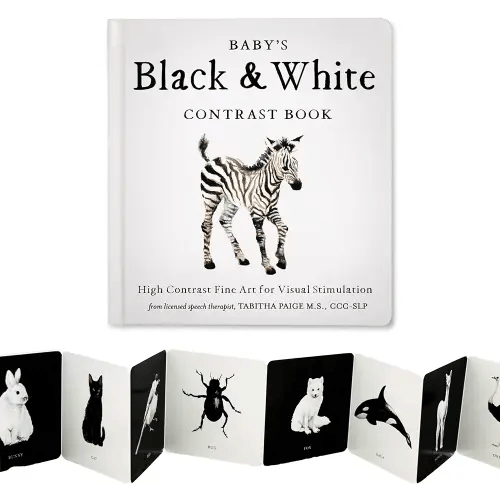 Baby's Black and White Contrast Book: High-Contrast Art for Visual Stimulation at Tummy Time