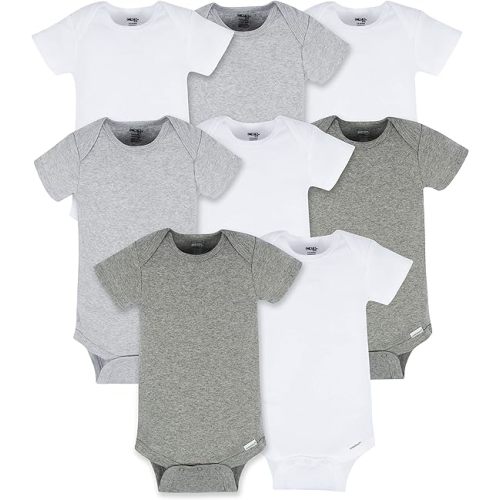 Onesies Brand unisex-baby 8-pack Short Sleeve Mix & Match Bodysuits