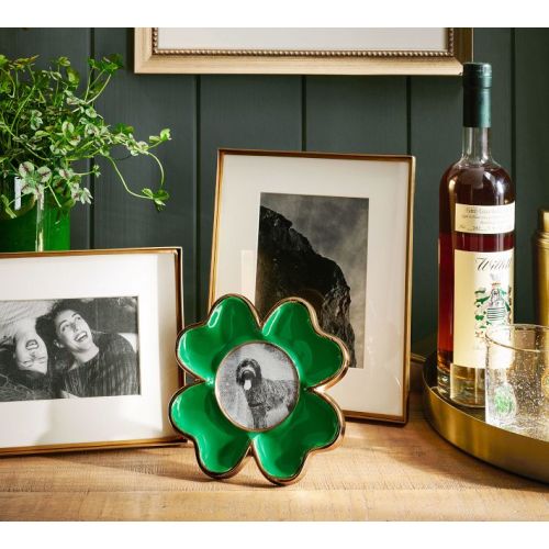 Four Leaf Clover Enamel Frame