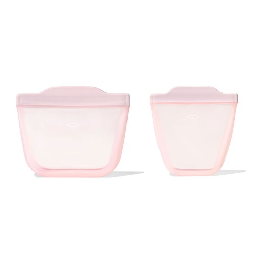 Tot Silicone Reusable Bags – 2 Piece Mixed Snack Set