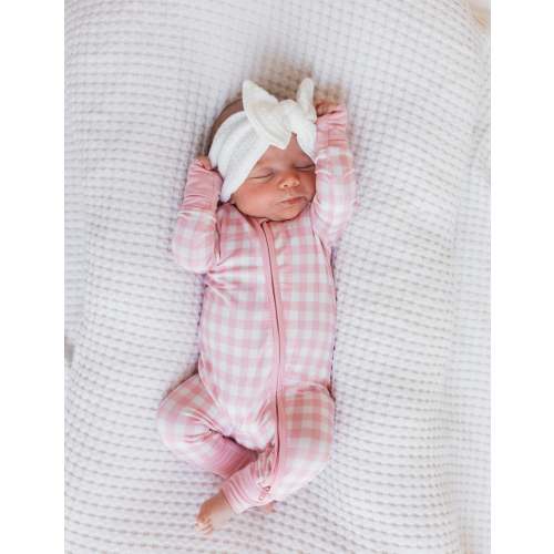 Pink Blaire Zipper Romper – In My Jammers