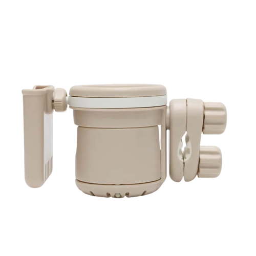 3 in 1 Stroller Cup Holder, Universal Baby Stroller Accessory with Phone & Bottle Bracket, Lightweight Secure Attach Organizer, for Prams Wheelchairs On-the-Go Parents