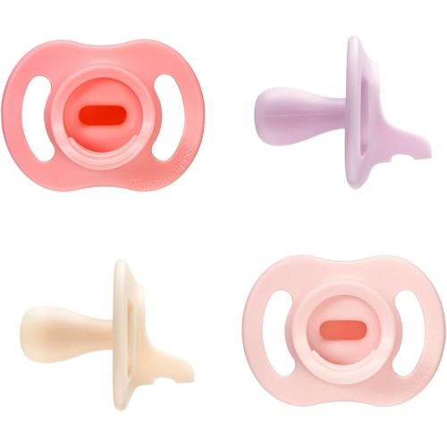 Amazon.com : Tommee Tippee Ultra-Light StayPut Pacifier, One-Piece Silicone Design, 0-6m, 4 Pack : Baby