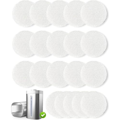 Humidifier filter cotton pack of 20 pieces，For ASIN B0D66BM86M/B0F1F668XN,For Model QZ3.5 Stainless Steel Humidifier