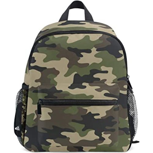Toddler Kids Backpack Camo Style 12 Inch Preschool Backpack School Bag Mini Casual Daypack for Boy Girl