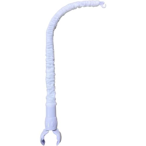 23 inches Baby Crib Mobile Arm for Crib with Cloth Cover(White)