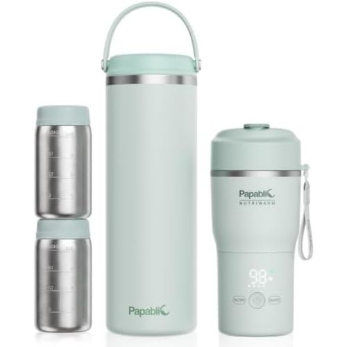 Papablic Upgraded Portable Milk Warmer & CapsuleChill Breastmilk Cooler