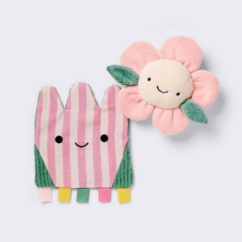 Mini Plush + Crinkle Paper - Flower - Cloud Island™