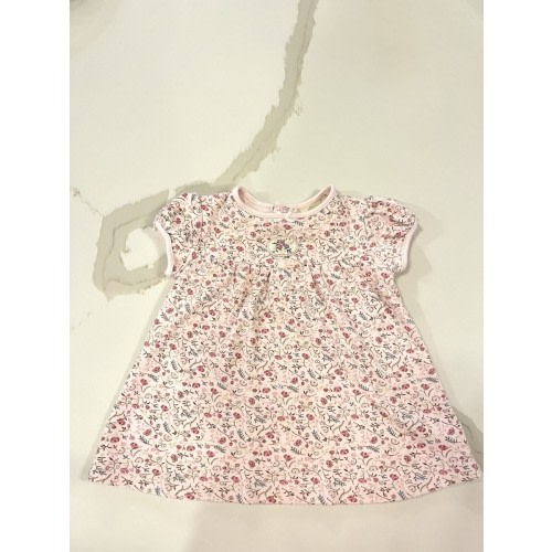 Disney Classic Pooh Baby Dress 6M Pink Floral CottagecoreOutfit