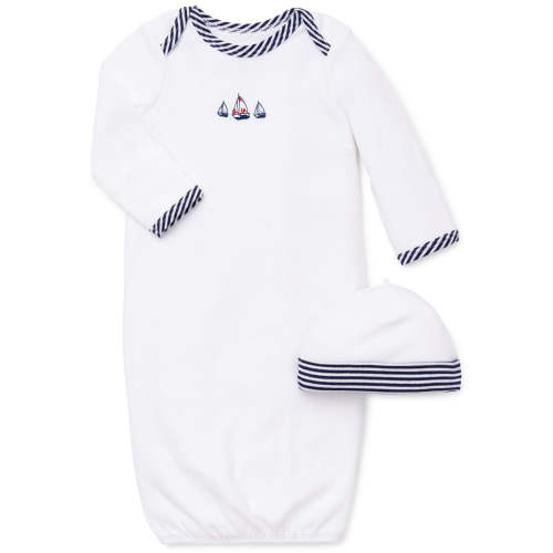 Sailboats Sleeper Gown And Hat