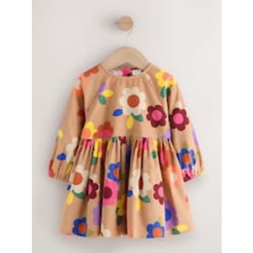 Buy Bright Floral Long Sleeve Cord Dress (3mths-8yrs) from Next USA