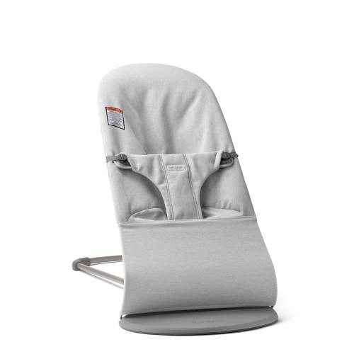 BabyBjörn Bouncer Bliss Woven - Light Gray Melange