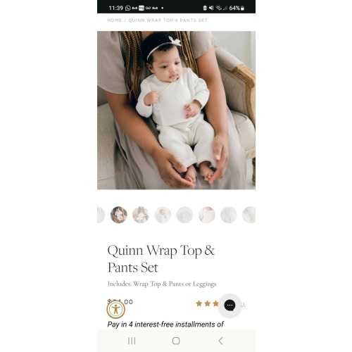 Quinn Wrap Top & Pants Set – Baby Beau and Belle