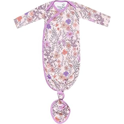 Newborn Knotted Gown "Flora" by Copper Pearl