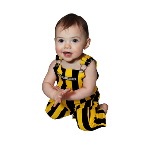 Iowa Hawkeyes Infant Gameday Bib Overalls