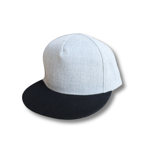 BLACK & GREY SNAPBACK // Y+R UNBRANDED BASICS – Young and Rad Co.