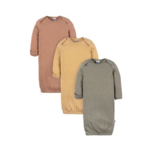 Baby Neutral 3-Pack Lap Shoulder Gowns