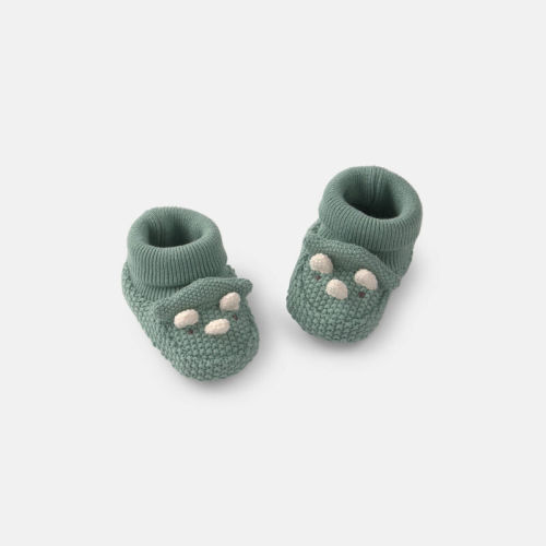 Baby Boy Dinosaur Baby Booties - Green | Carter’s Oshkosh Canada