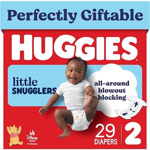 Huggies Little Snugglers Diapers Size 2, 29 Count