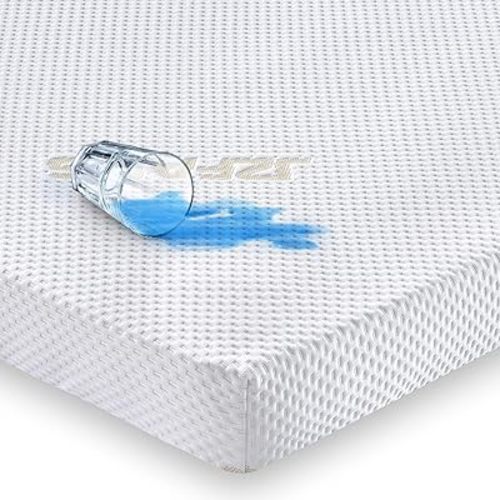 Pack and Play Sheets Waterproof - Noiseless, Breathable Mattress Cover for Playards, Mini Cribs, and Portable Cribs. Hypoallergenic, Machine Washable and Dryable.