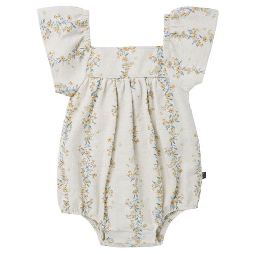 Modern Moments™ by Gerber Baby Girls' Bubble Romper, Floral Vines, 6-9 Months