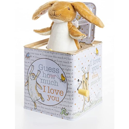 KIDS PREFERRED Guess How Much I Love You - Nutbrown Hare Jack-in-The-Box - Musical Toy for Babies