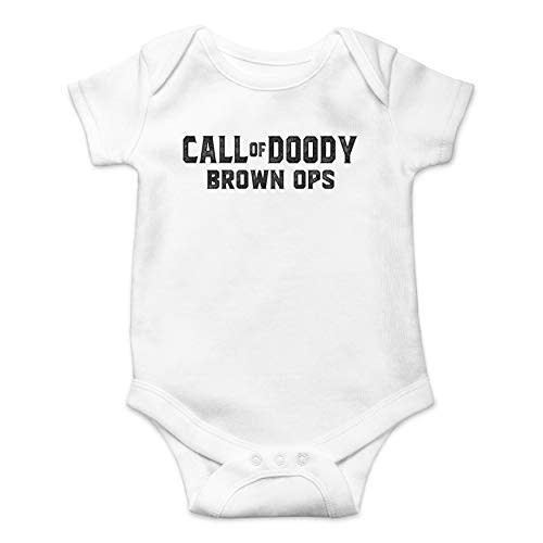 Call Of Doody Brown Ops - Funny Baby Essentials Bodysuit - Baby Outfit Funny Newborn Clothes