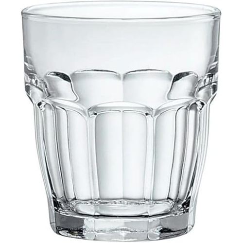 Bormioli Rocco Rock Bar Juice Glasses, Set of 6-7.25 Oz. Stackable Drinking Glasses for Cocktails, Desserts & Soft Drinks - Space-Saving Everyday Glass Tumblers, Dishwasher Safe