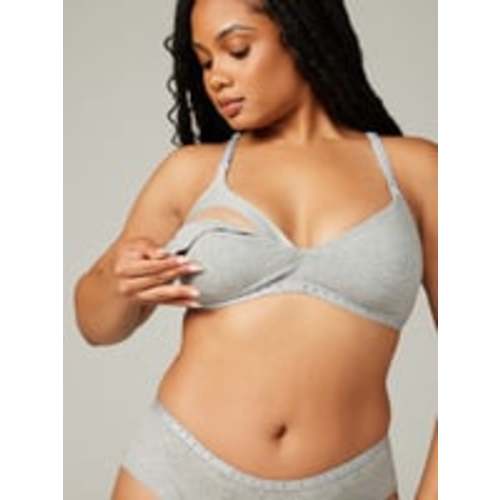 Savage X Cotton Maternity Bralette in Grey | SAVAGE X FENTY