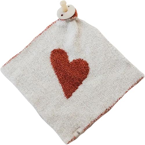 Forever French Baby | Lovey | Pacifier Holder | Lovey Gifts | Boy & Girl | Ideal for Age 0 Months & Up | Microfiber Feather Yarn (Queen of Hearts)