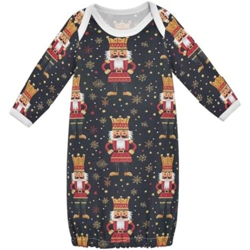vvfelixl Baby Sleeper Gown for Newborn Boy Girls Golden Retriever Dogs Cartoon Infant Nightgown for 0-3 Months