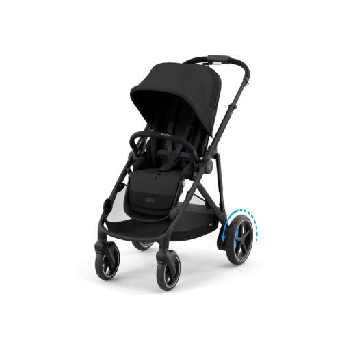 CYBEX e-Gazelle S Electronic Assist Stroller - Black / Moon Black
