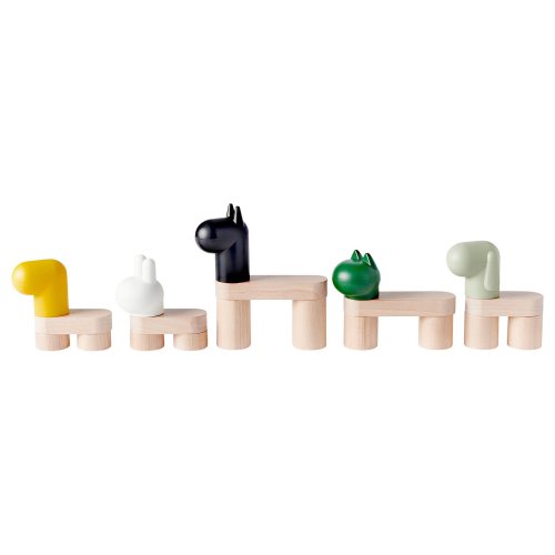 GREJSIMOJS 20-piece toy building blocks - mix and match/5 figurines